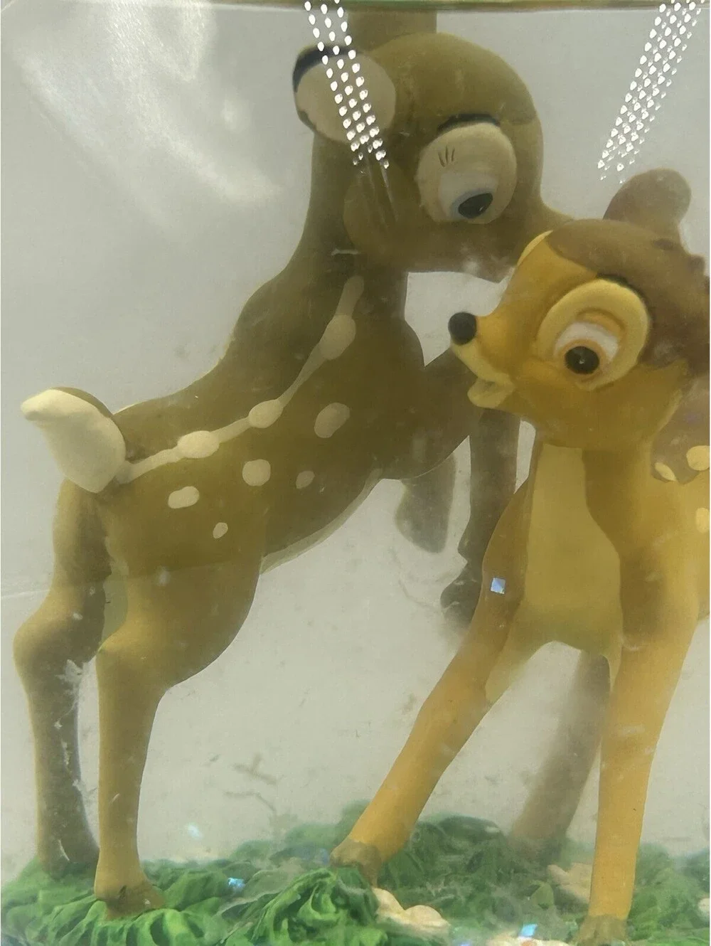 Disney Enesco Bambi & Feline Waltz of the Flowers Musical Snow Globe